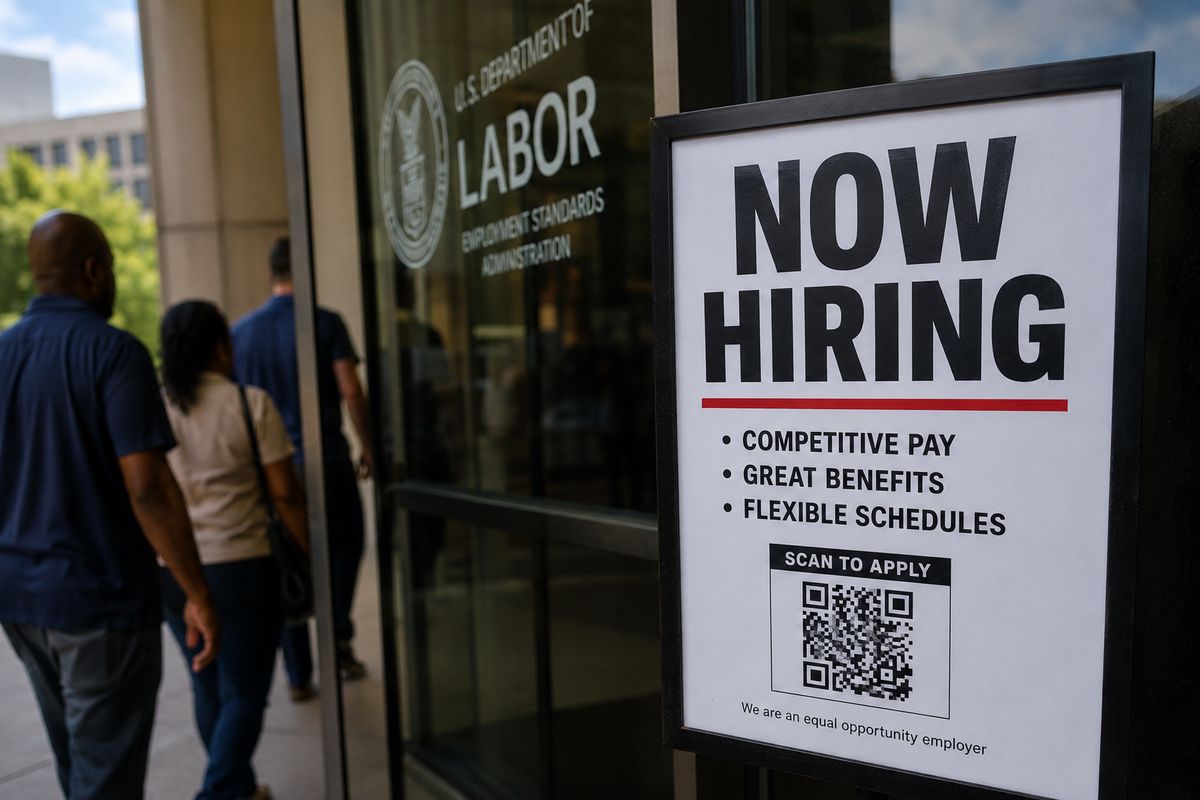 US Job Market Goes Into Reverse, Scrambling the Fed's Next Move